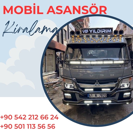 Şirinevler Mobil Asansör Kiralama