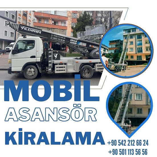 Rumelihisarı Mobil Asansör Kiralama Firması