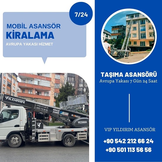 Levent Mobil Asansör Kiralama Şirketi