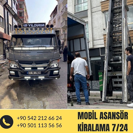 Beşiktaş Mobil Eşya Taşıma Asansörü Kiralama 