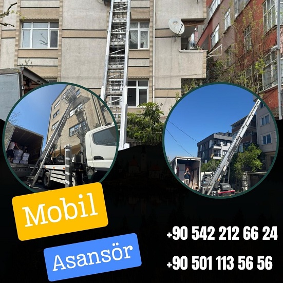 Haznedar Kiralık Mobil Nakliye Asansörü